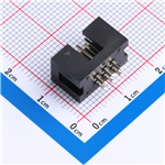 IDC连接器 2.54mm 每排P数:3 排数:2 KH-2.54PH180-2X3P-L8.9